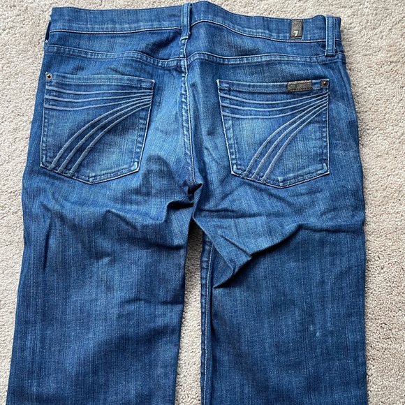 7 for all mankind denim bermuda shorts - Picture 2 of 3
